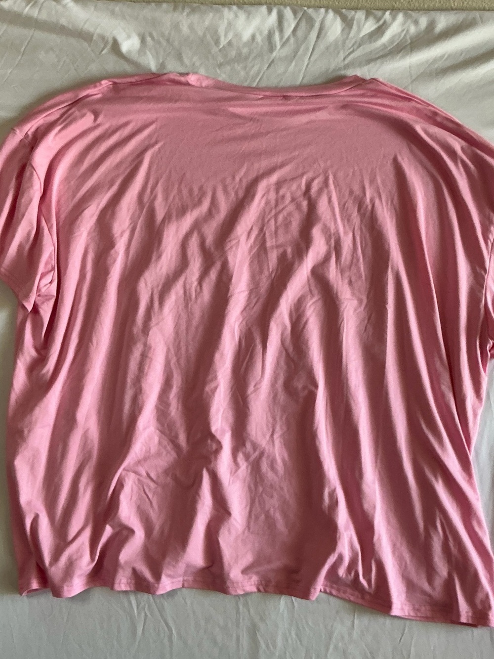 Men's Classic Crew Neck T-Shirt - Pink - Picture 3 of 3